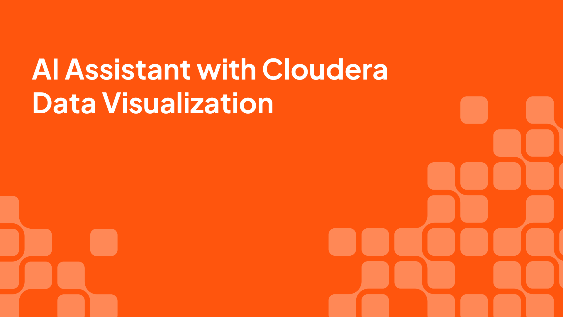 AI Assistant with Cloudera Data Visualization