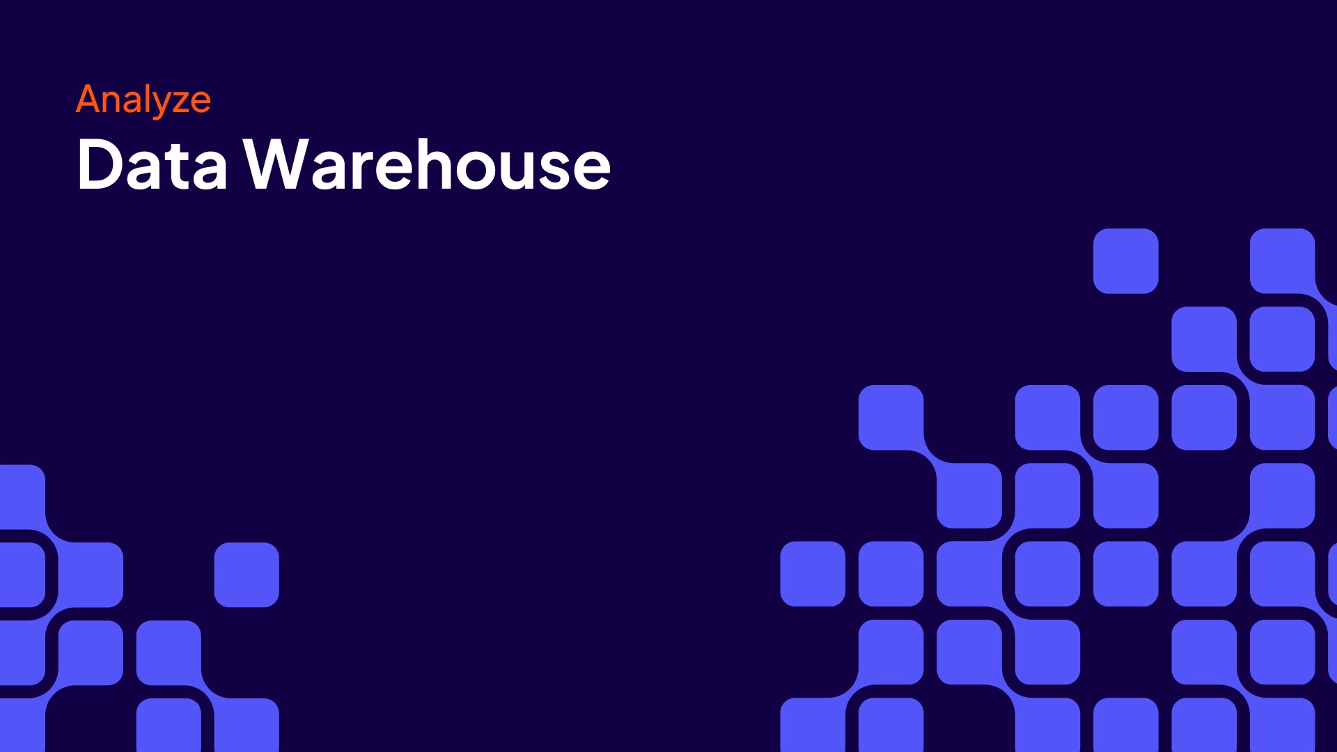 Watch the Data Warehouse Overview video.