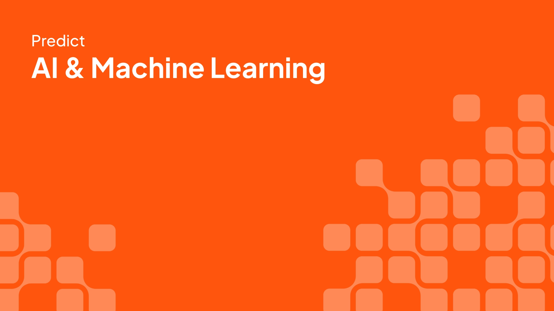 Watch the Machine Learning Overview video.